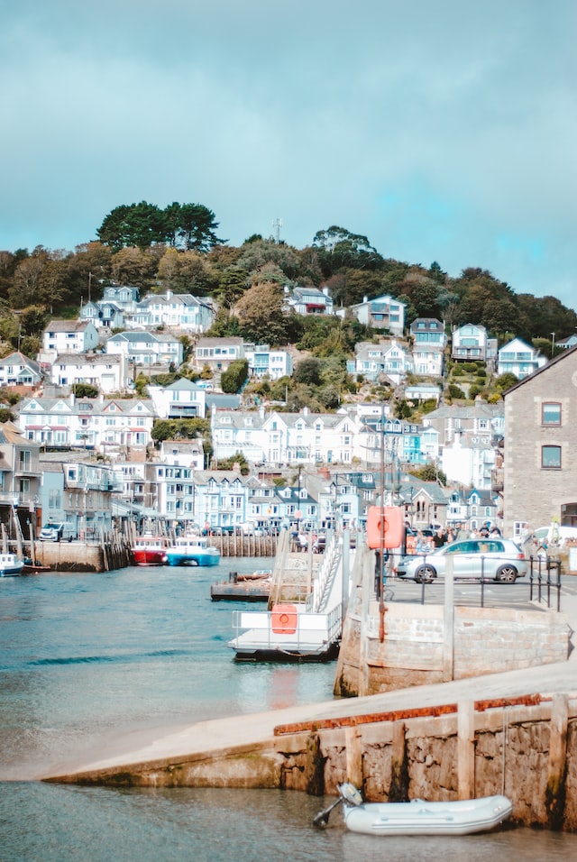 a lot of buildings in looe