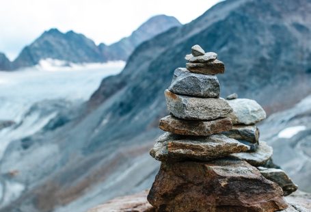 charm of rocks in mountains