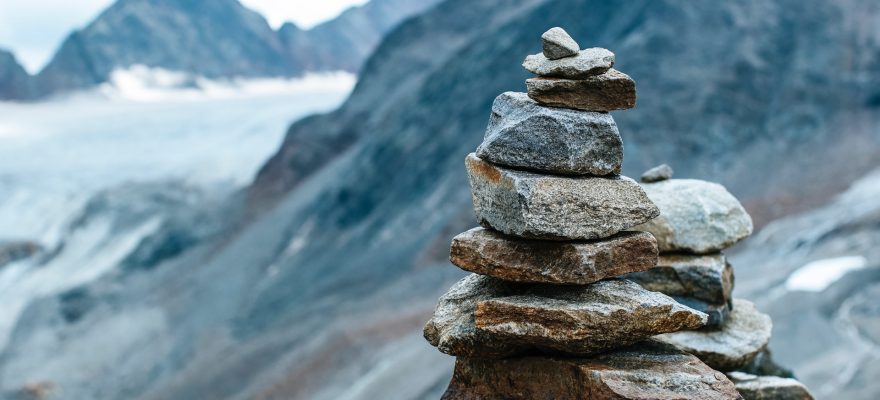 charm of rocks in mountains